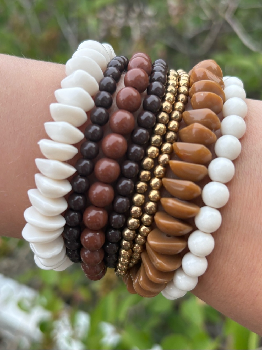 Shell &Shell Muilt-Strand Beaded Bracelet - Picture 3 of 8